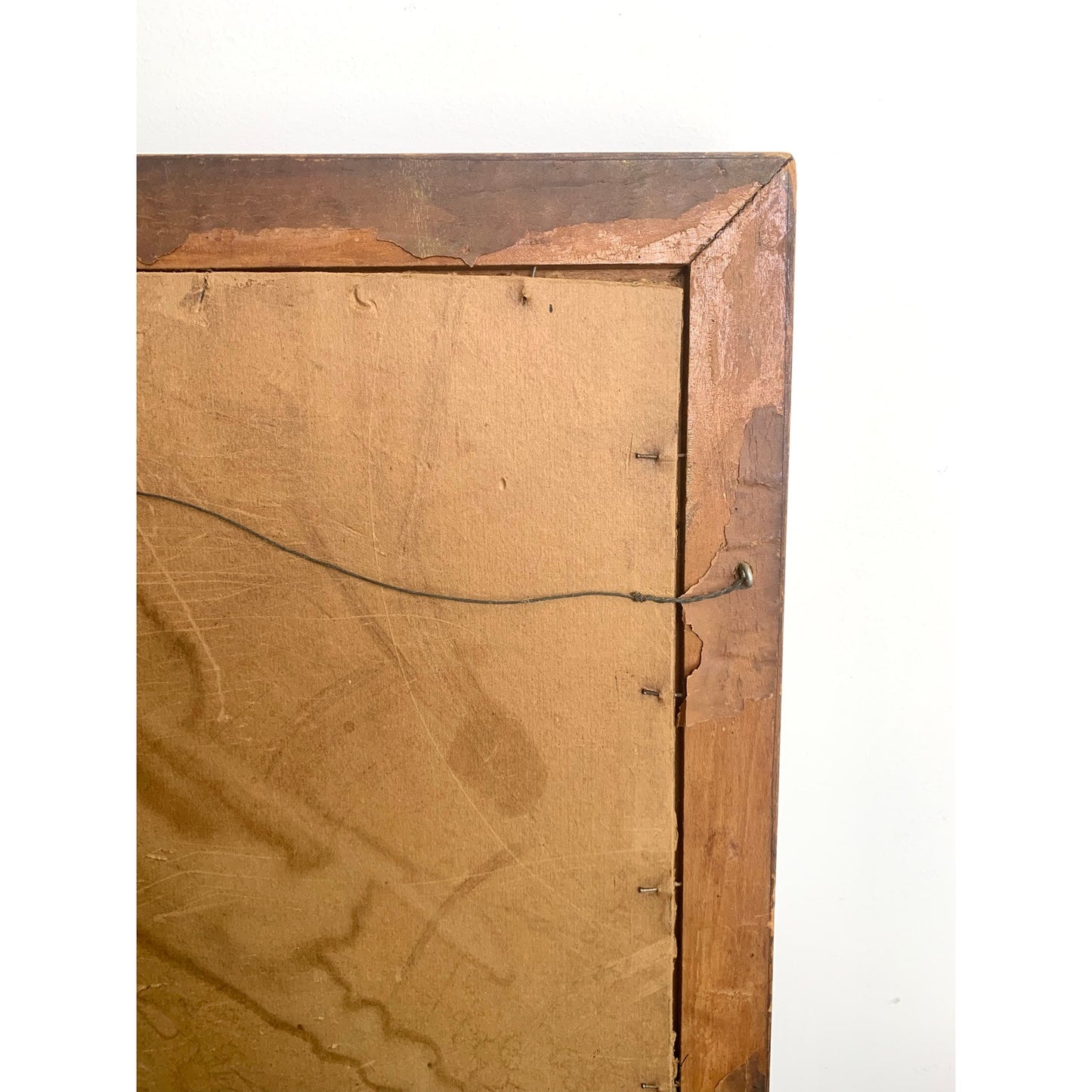 Vintage Floral Still Life Oil Painting on Board Signed Wright Framed Moody Art