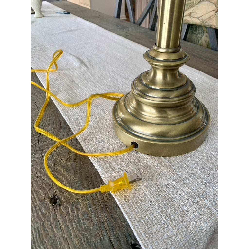Large Vintage Brass Adjustable Table Lamp – Classic Task Light