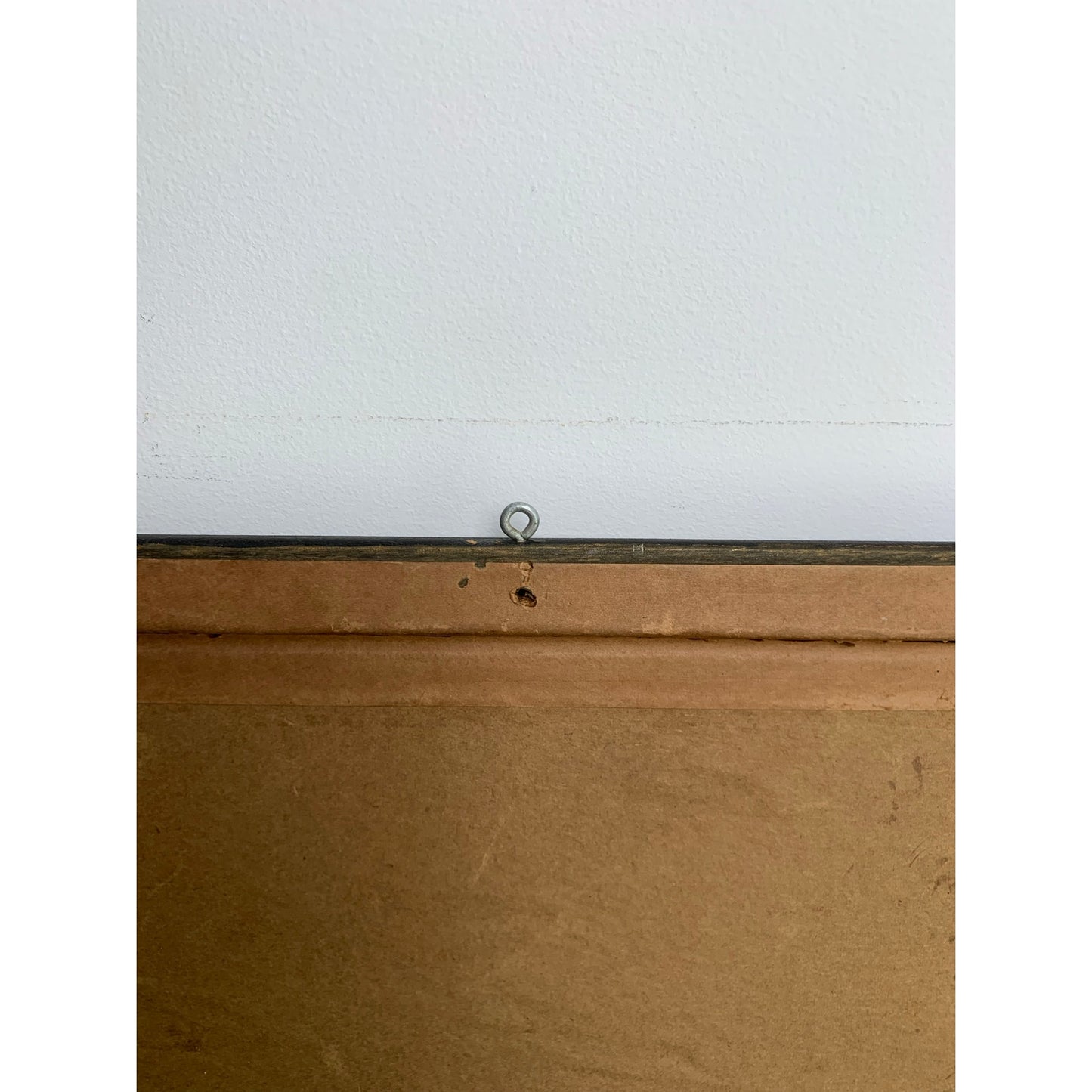 Vintage Alpine Landscape Oil Painting Signed Framed Mountain Lake Nature Cottage