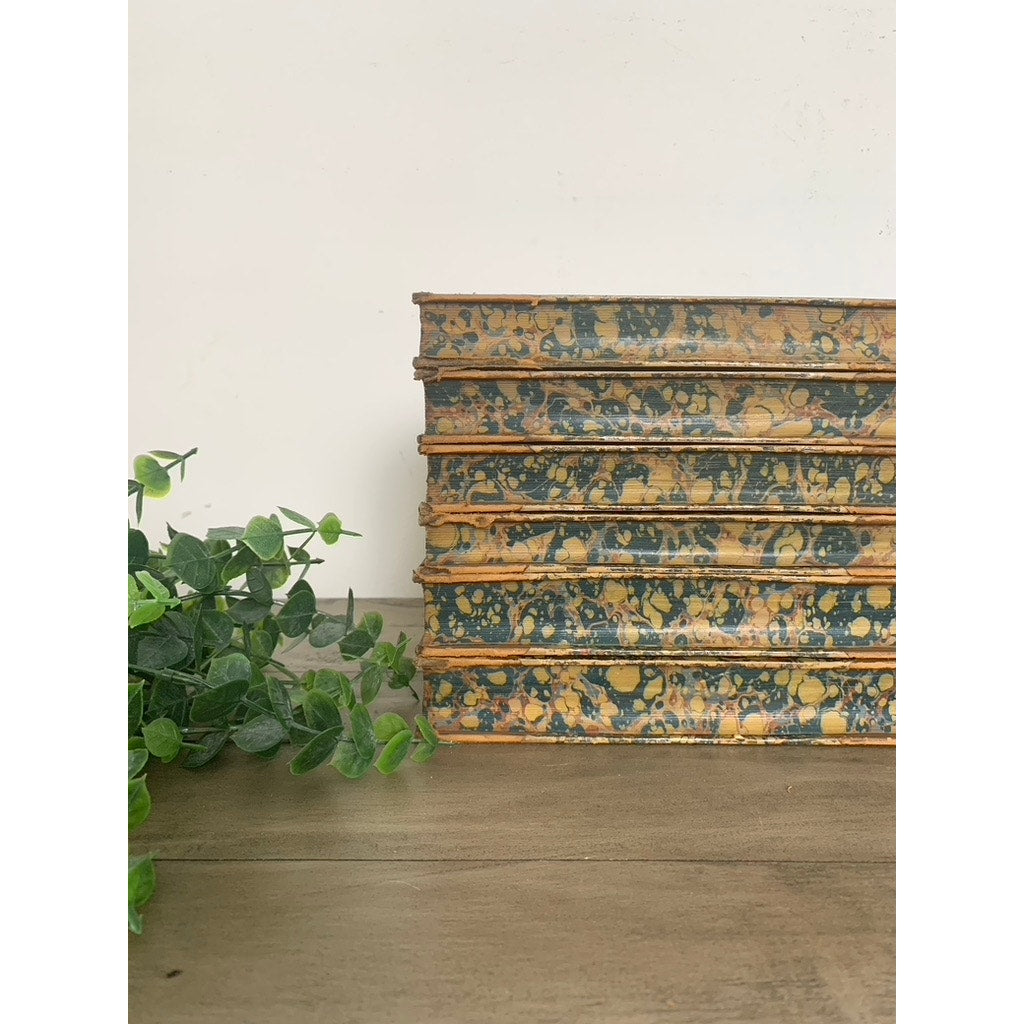 Antique 1886 The Poetical Works of Henry Wadsworth Longfellow – Complete 6 Volume Set