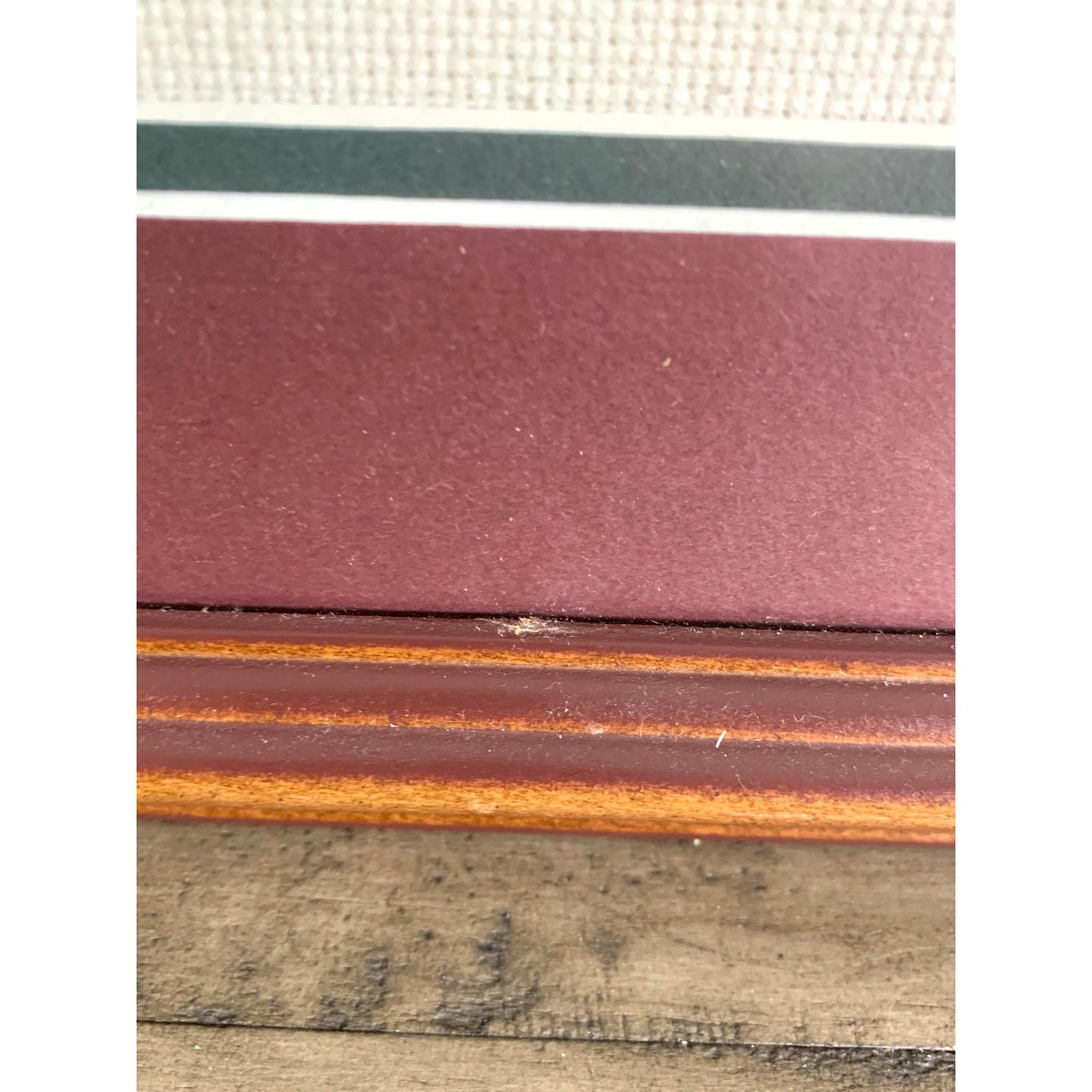 Vintage Framed Floral Needlepoint Hand Stitched Autumn Bouquet Wall Art