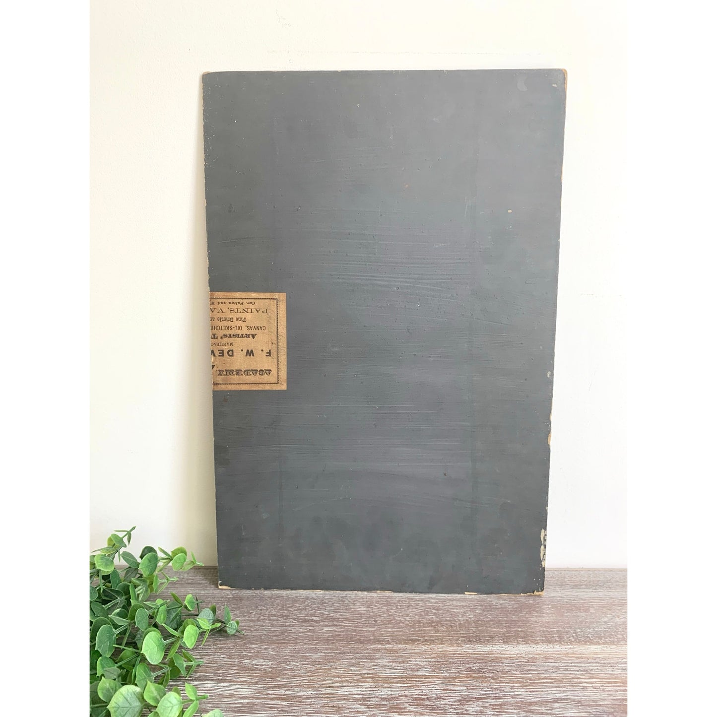 Antique Floral Still Life Oil Painting on Board – Red White Lilies 18” x 11.9” Vintage Art Romantic