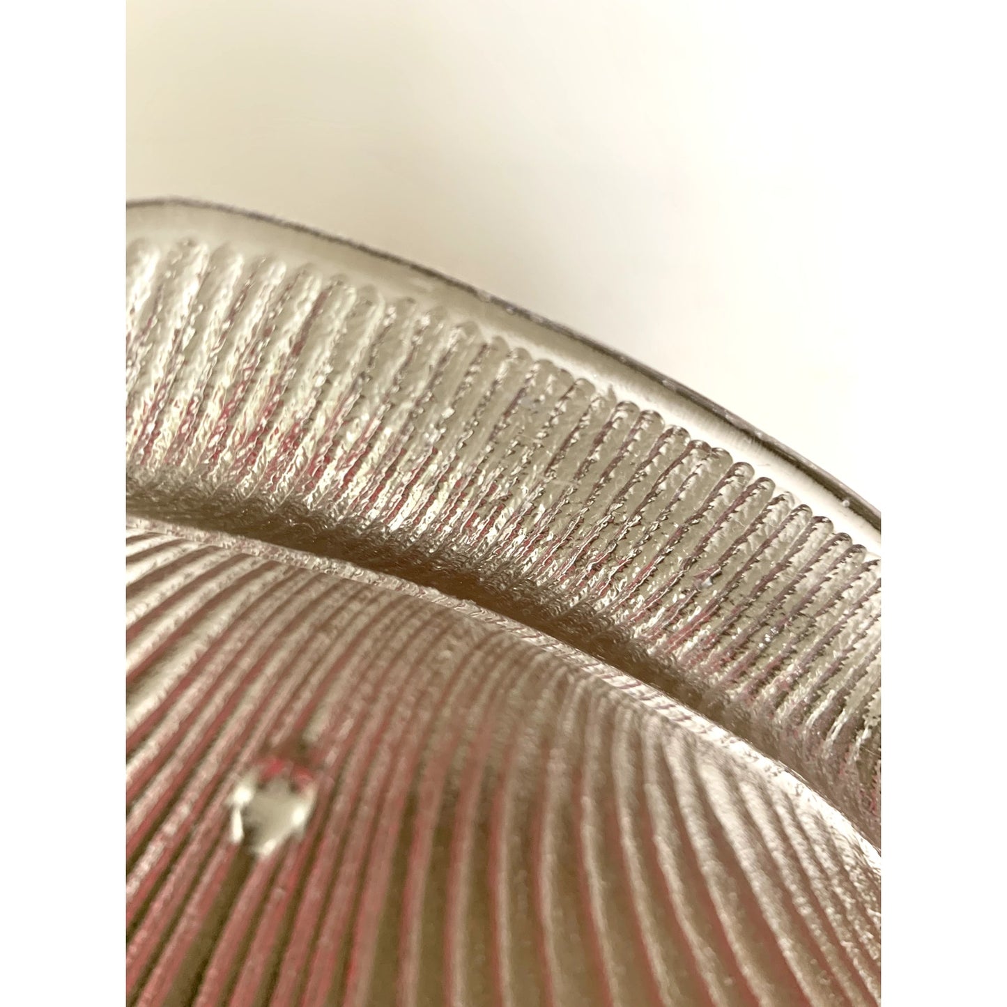 Vintage Anchor Hocking Clam Shell Glass Serving Dish Set 3pc Coastal Cottage