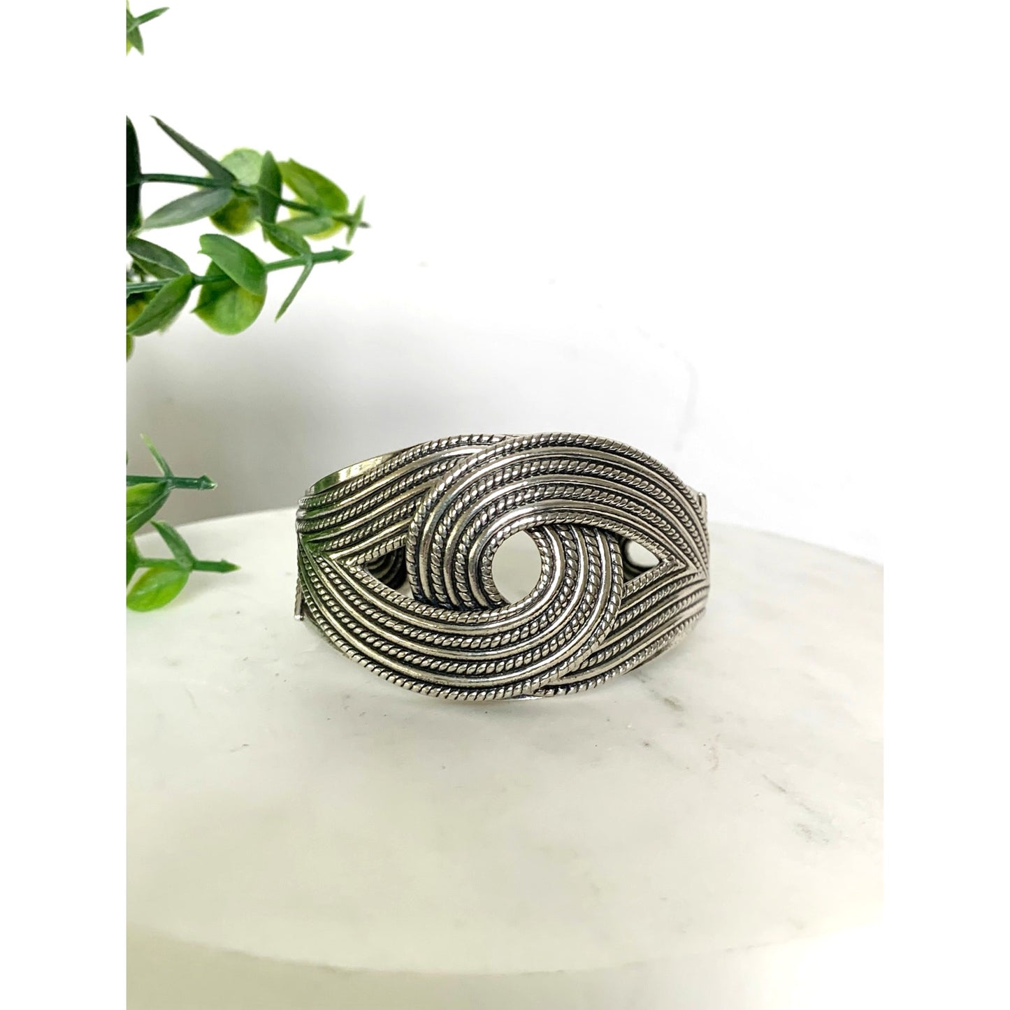 Vintage Danecraft Sterling Silver Cuff Bracelet Signed Solid 925 Collectible