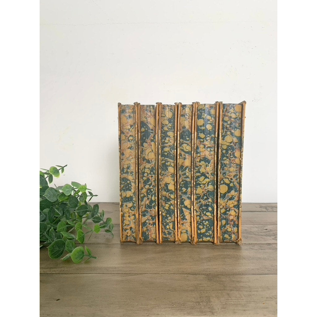 Antique 1886 The Poetical Works of Henry Wadsworth Longfellow – Complete 6 Volume Set