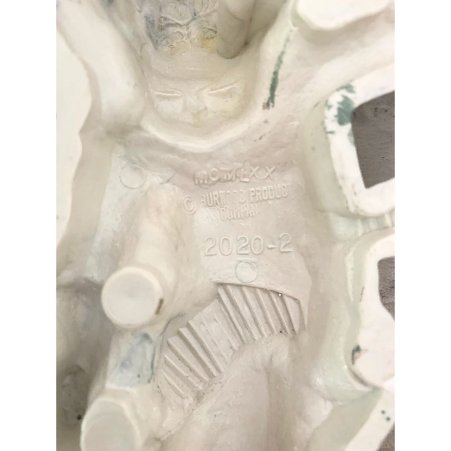 Vintage 1970 Burwood Co Cherub Angel Wall Plaques – Gold & Verdi Accents