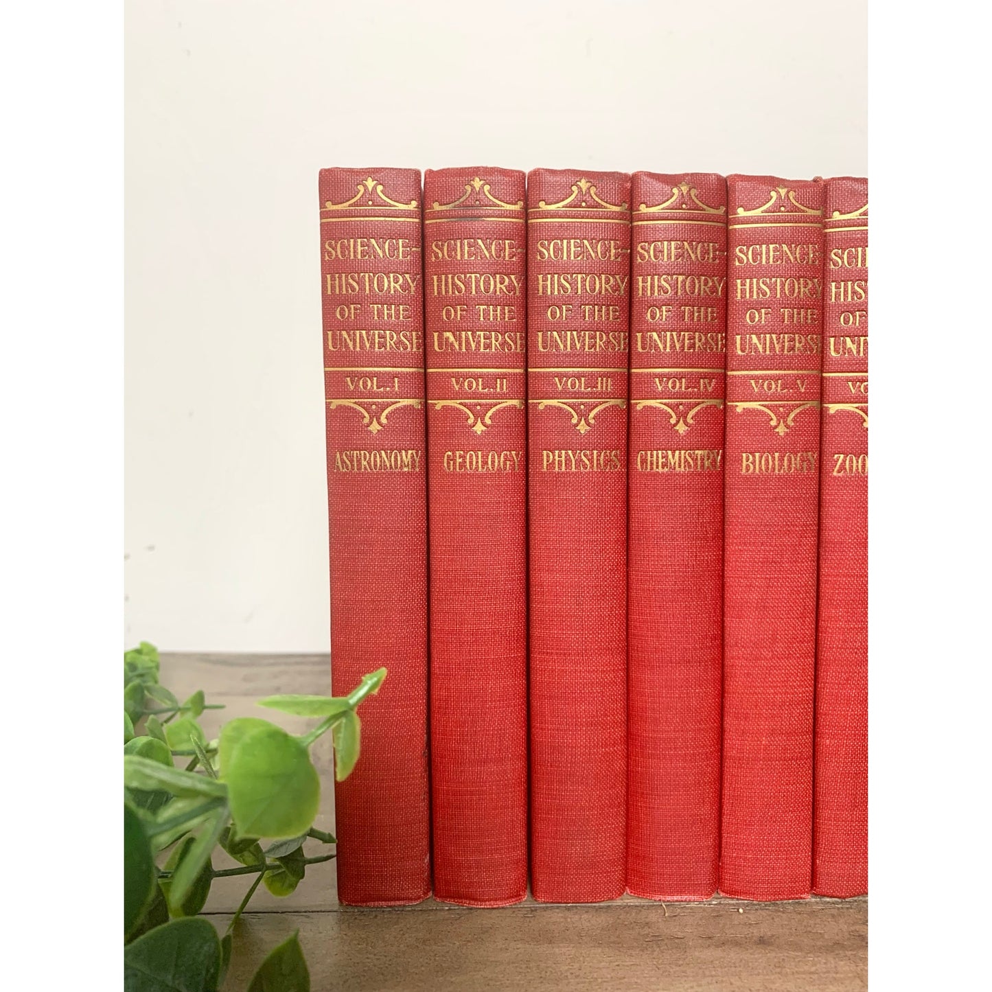 Antique 1910 Science History of the Universe Book Set Complete 10 Volume Classic