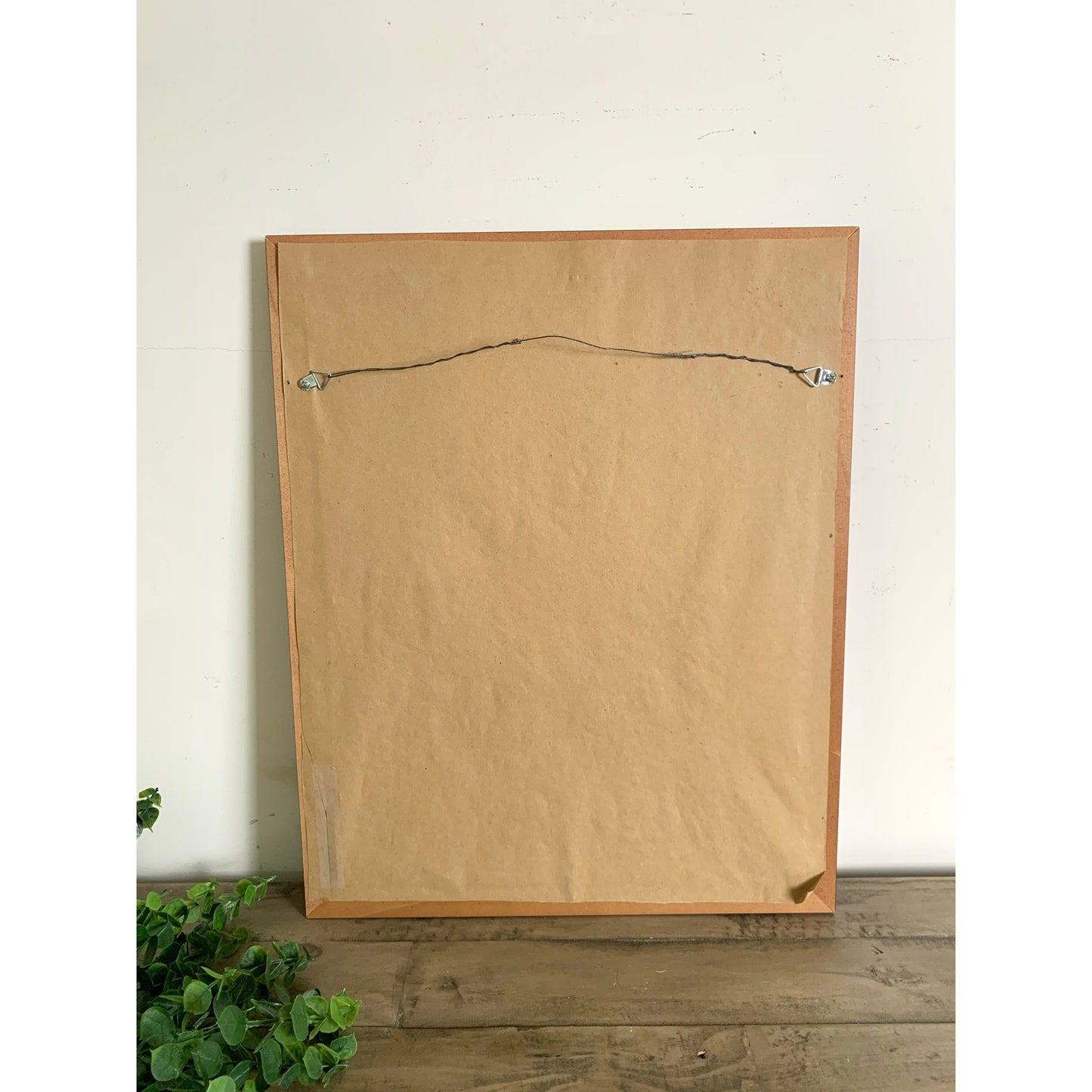 Vintage Framed Floral Needlepoint Hand Stitched Autumn Bouquet Wall Art