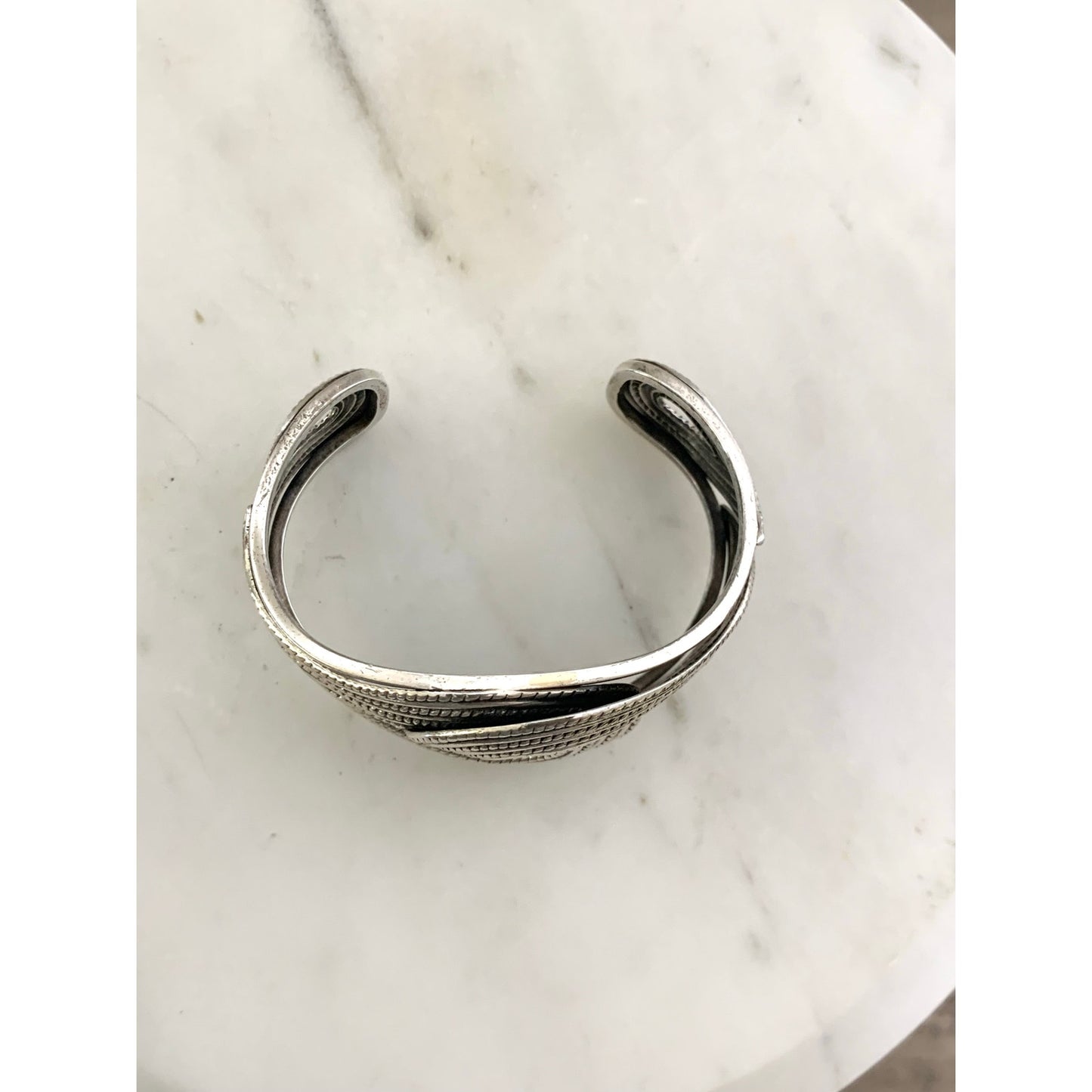 Vintage Danecraft Sterling Silver Cuff Bracelet Signed Solid 925 Collectible