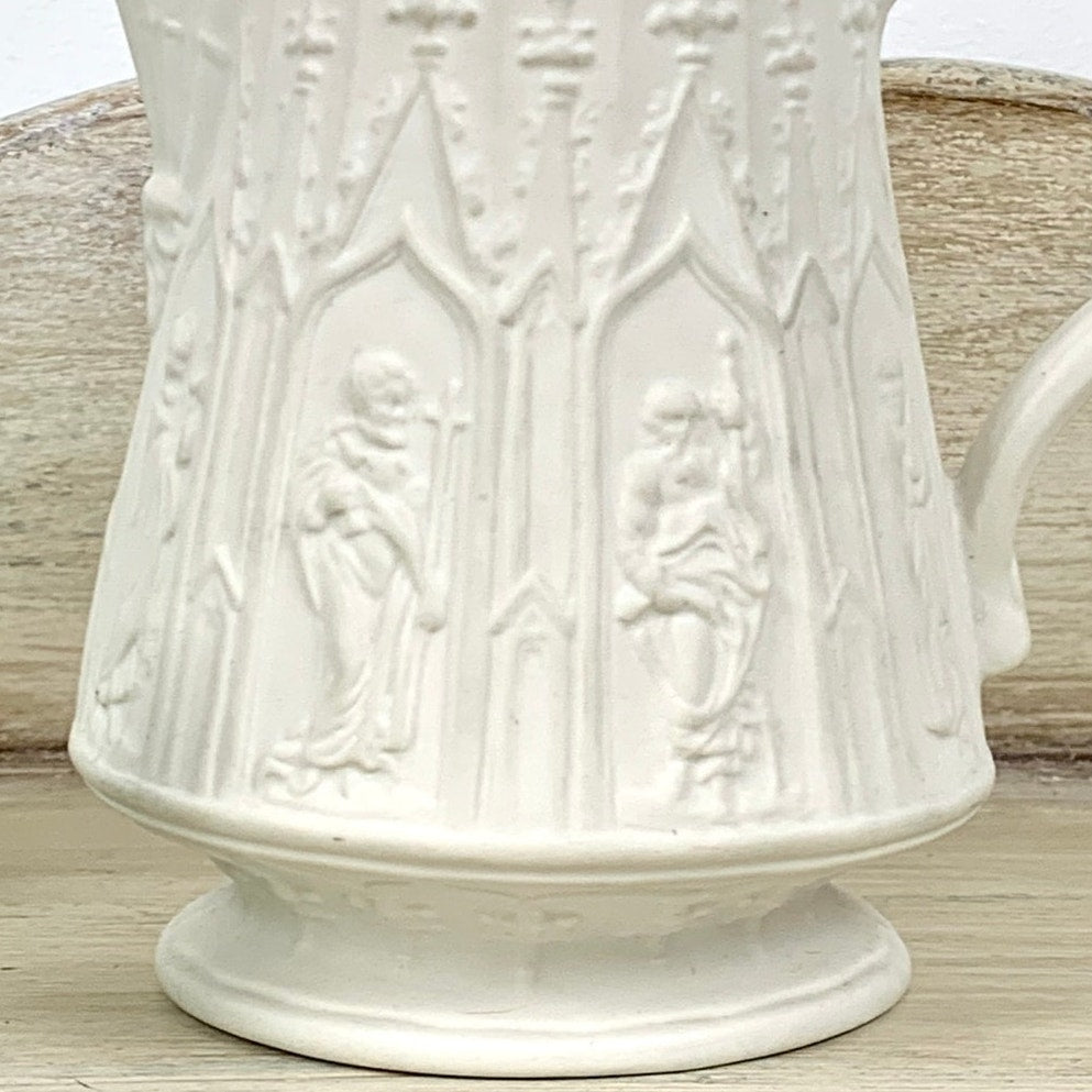 Vintage Portmeirion British Heritage Apostles Pitcher Vase White Porcelain England