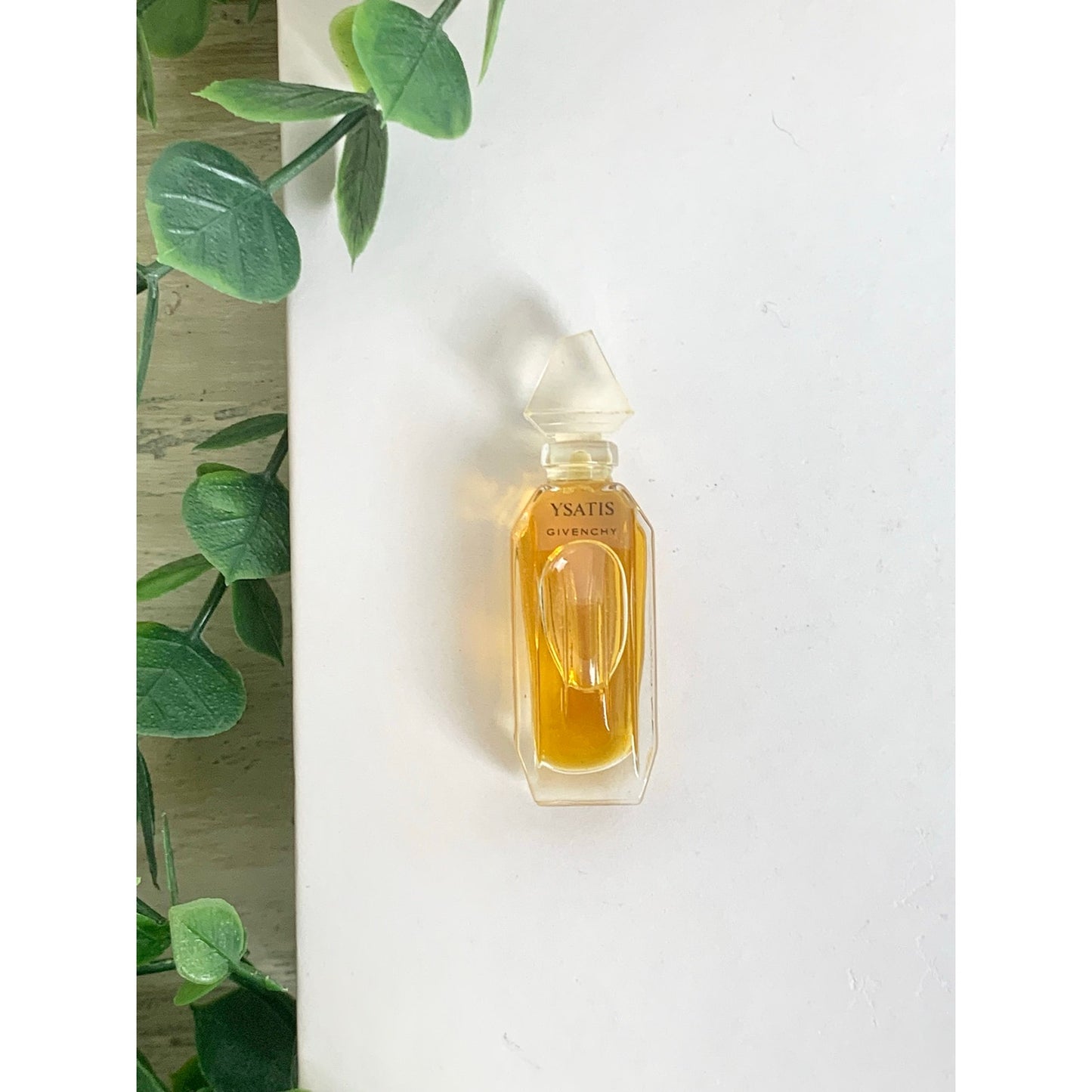 Vintage Givenchy Ysatis Miniature Perfume Splash Bottle French Fragrance Vanity