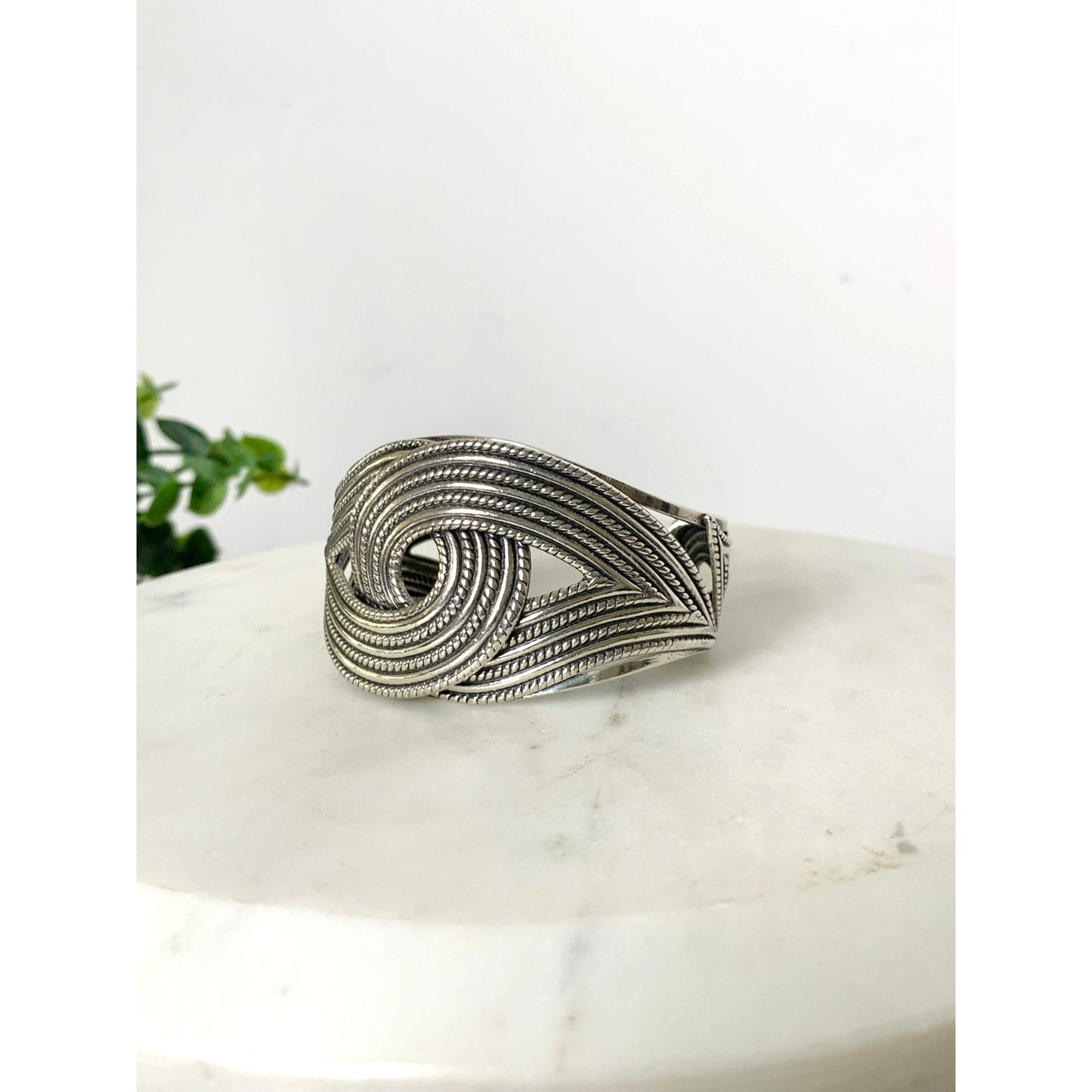 Vintage Danecraft Sterling Silver Cuff Bracelet Signed Solid 925 Collectible