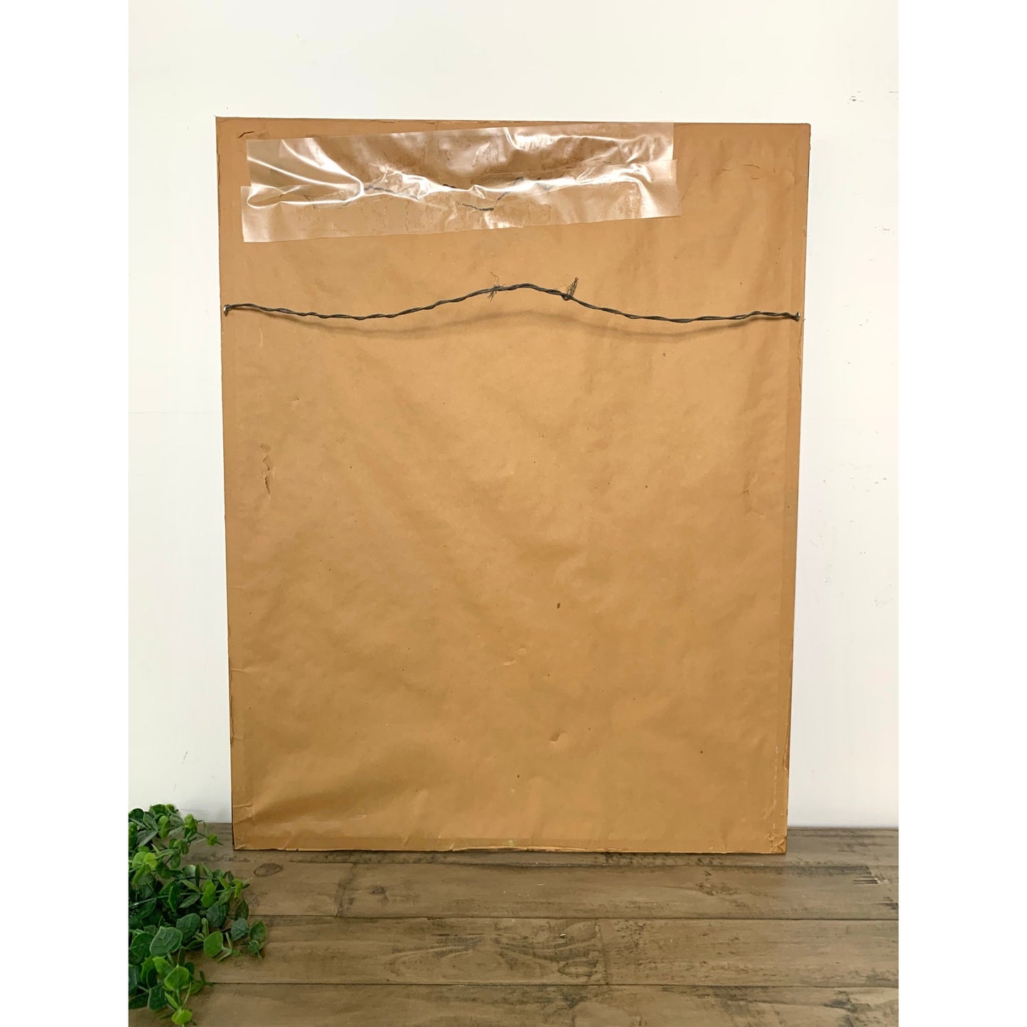 Vintage Oil Painting on Canvas by D. Ellingwood, Framed Autumn Landscape, 28x22