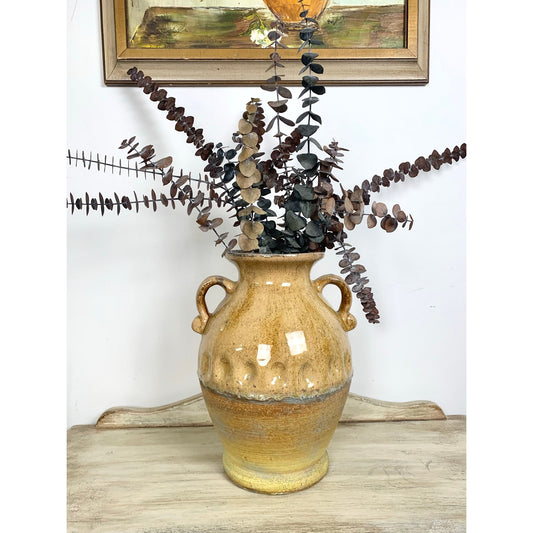 Vintage NorCal Pottery Jug Vase Rustic Studio Ceramic Planter Cottagecore Earthy