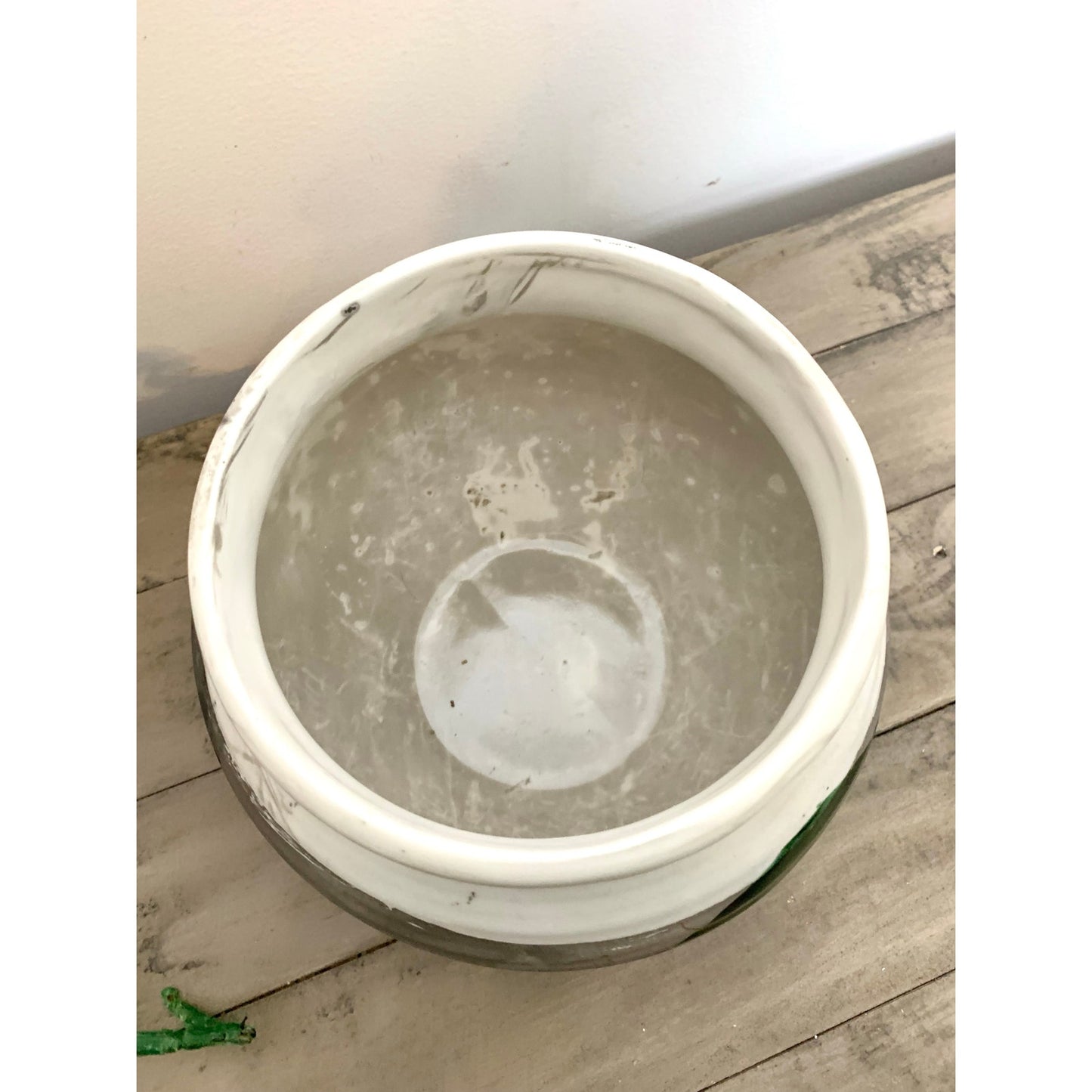 Vintage Mid Century Studio Art Pottery Vase Bowl Pot Green Glaze