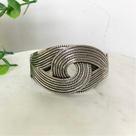 Vintage Danecraft Sterling Silver Cuff Bracelet Signed Solid 925 Collectible