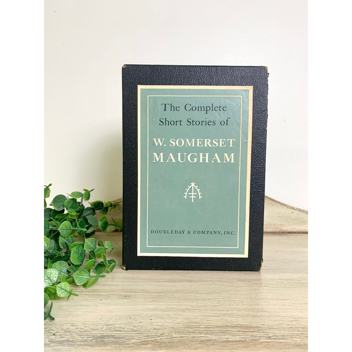 Vintage 1953 W Somerset Maugham Complete Short Stories Two Volume Boxed Set Doubleday