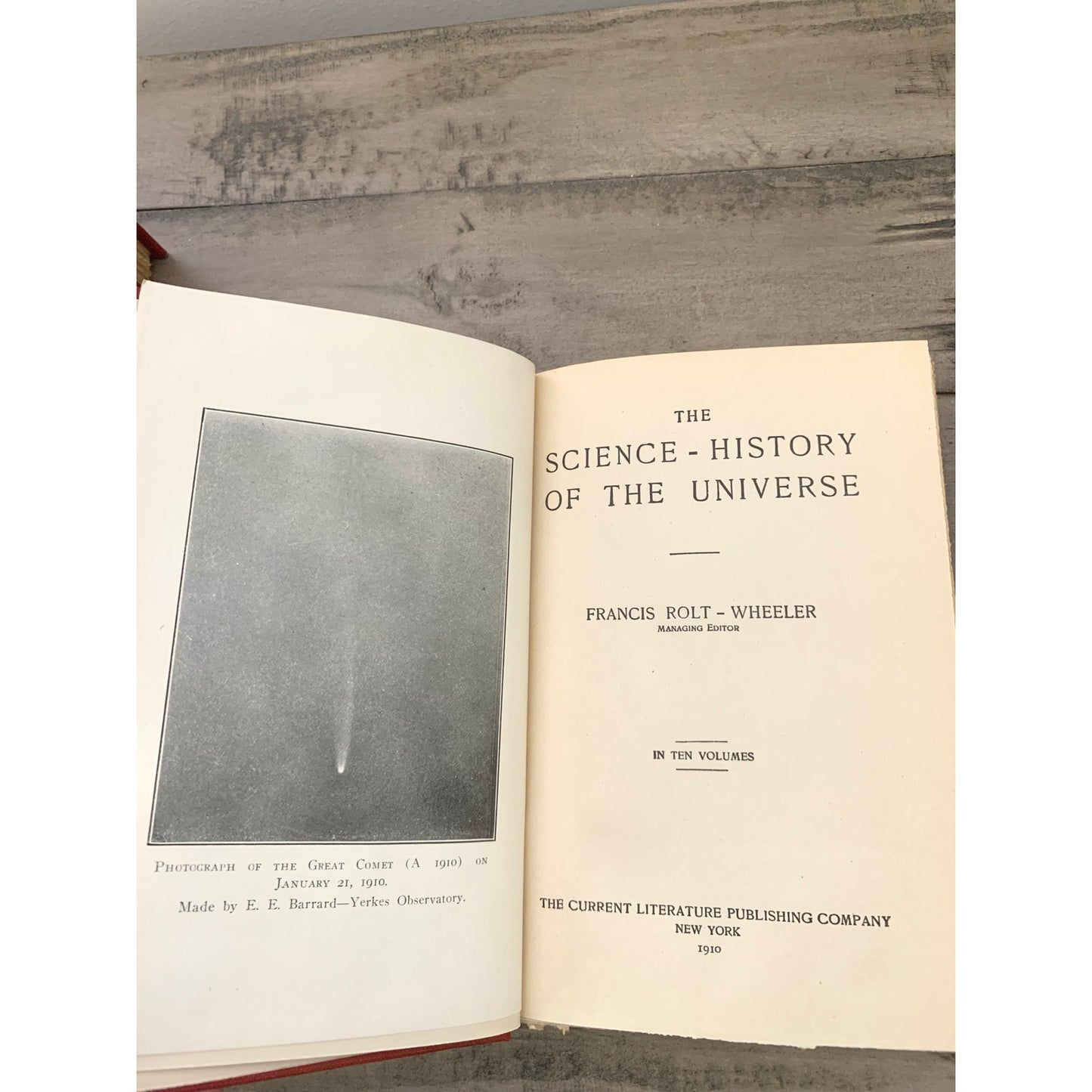 Antique 1910 Science History of the Universe Book Set Complete 10 Volume Classic