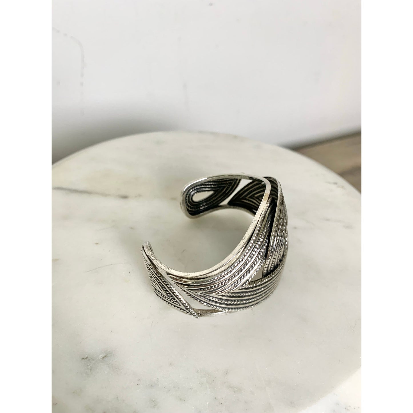 Vintage Danecraft Sterling Silver Cuff Bracelet Signed Solid 925 Collectible