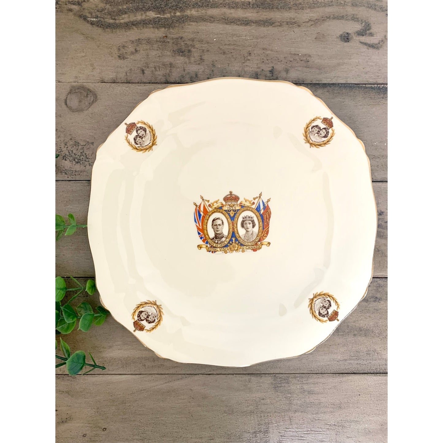 Vintage Alfred Meakin Royal Marigold Commemorative Plate Made in England