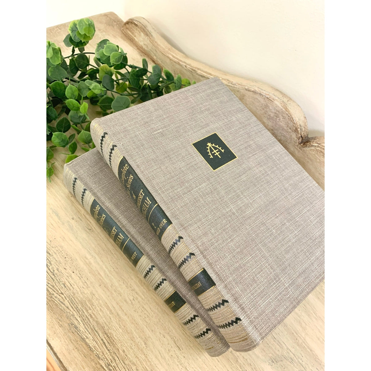 Vintage 1953 W Somerset Maugham Complete Short Stories Two Volume Boxed Set Doubleday